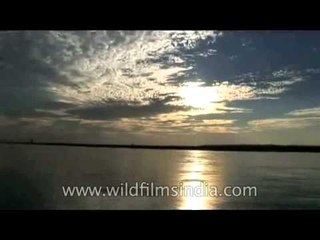 Siyom River as the evening sun reflects - Magical splendor!