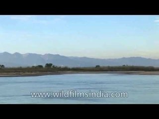 Speeding on a boat over the magnificent blue waters of Siyom River