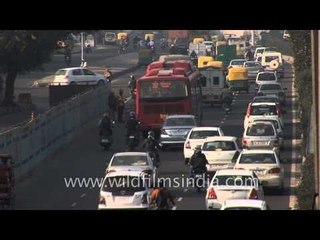 Road to the busiest airport in India : I.G.I Airport via Dhaula Kuan