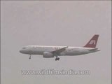 50 years of flying: Indian Airlines plane landing at IGI Airport, Delhi, around 2003