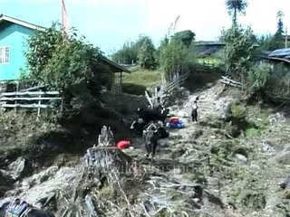 Repose at a village in the foothills of Kanchenjunga