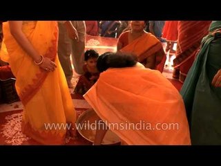 'Maha Snan' ritual of Durga Puja