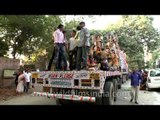 Durga puja celebration on road