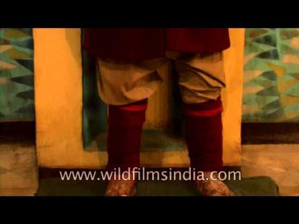 Miniature paintings, mannequins and manuscripts at Jai Vilas Palace museum, Gwalior