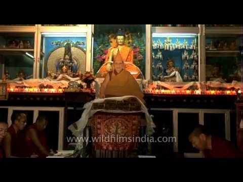 Prayer room in a Buddhist Vihara