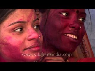 Girls just wanna have fun on Holi