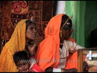 Rajasthani people wear the most colorful and vivid clothes, Jaisalmer