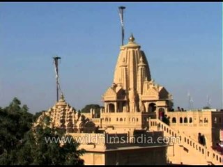 Magnificent Jaisalmer Fort over Trikuta Hill, Rajasthan