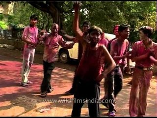 Holi celebrations - Completely drunk and enjoying the party!
