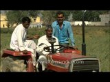Tractor joy ride in rural Uttar Pradesh