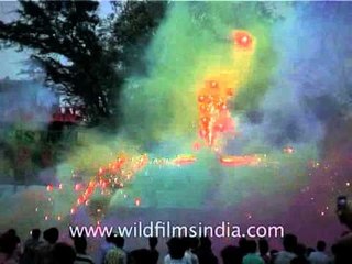 Holi Dhamaka! Fireworks display during Holi Festival!