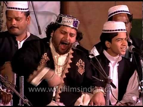 Sufi music being played by artists at International sufi festival