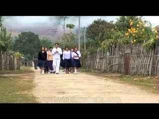 Clean-faced school children in north-east India!