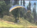 Adventure paragliding in the Himalayas at Billing