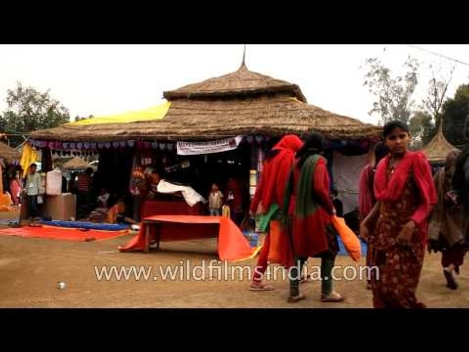Rainfall at Surajkund Mela