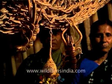 Wooden handicrafts and toys store in Dilli Haat