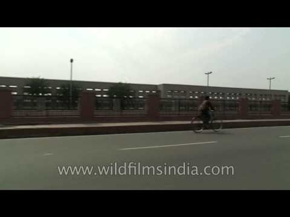 Drive through lucknow city, Uttar Pradesh