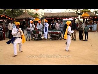 Tải video: Young folk dancers performing at 27th Surajkund International Crafts Mela