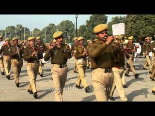 Indian Army band at Republic day rehearsal