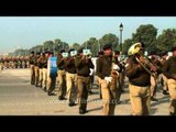 Indian Army band parading on Republic Day