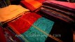 Indian sari and shawl for sale in Dilli haat