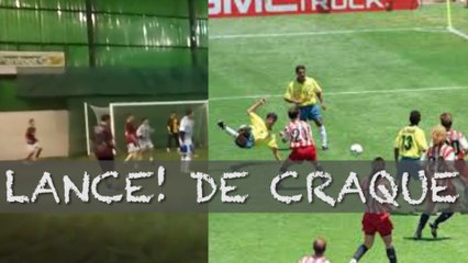 LANCE! de craque: À la Bebeto, curitibano marca de voleio
