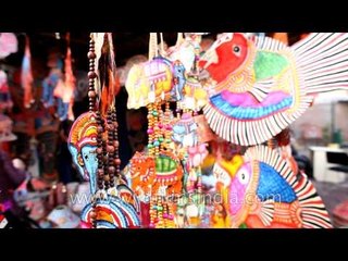 Indian handicrafts at Delhi haat