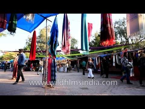 Dilli Haat - An open air food plaza and craft bazaar