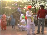 Indian folk dancers at the Surajkund International Crafts Mela