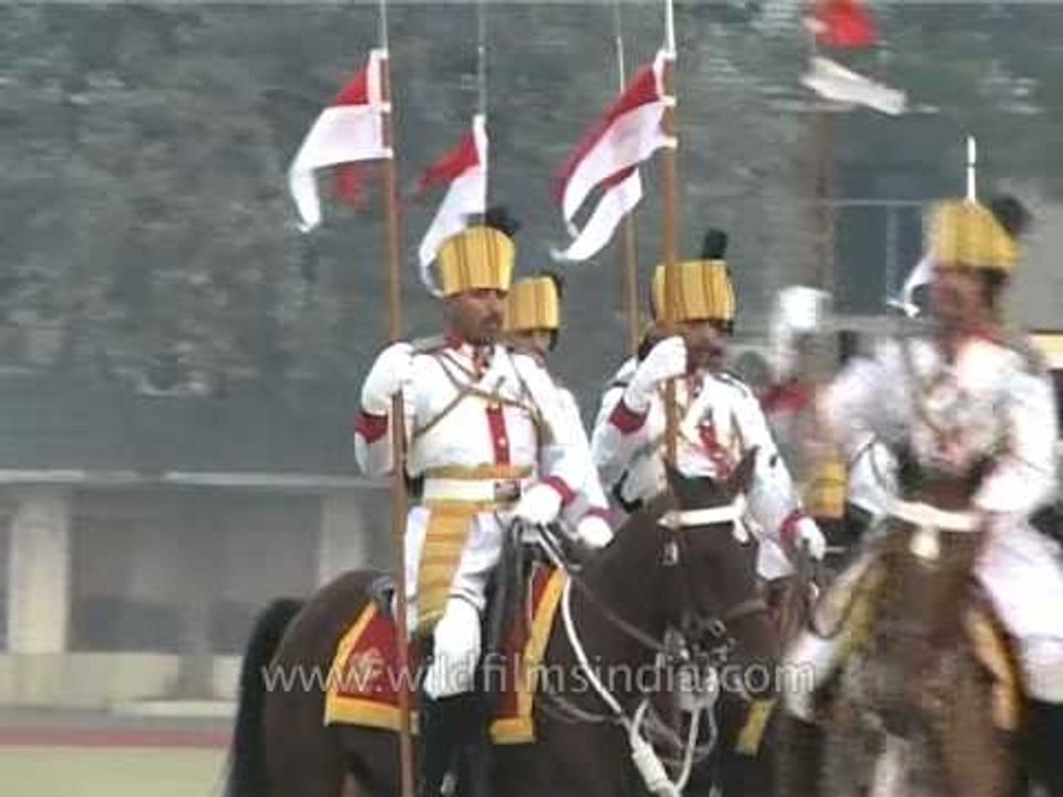 Polo match kicks off in Delhi, with a grand horse riding display