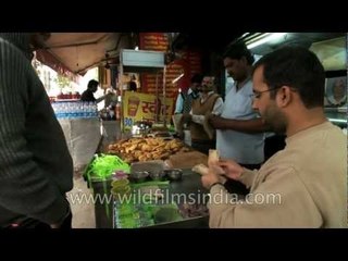 Street food in Old Delhi!