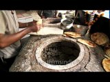 Making of delicious kulchas at Kulcha King in South Delhi