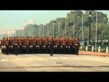 Final dress rehearsal for the 64th Indian Republic Day parade in New Delhi