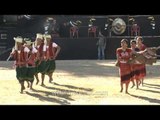 Meghalayan dancers performing at the Hornbill Festival, Nagaland