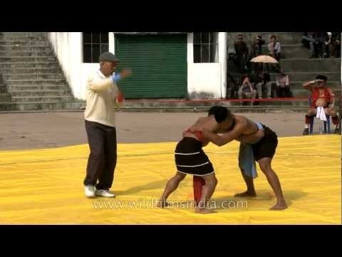 Freestyle wrestling in India's Nagaland state!