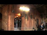 Inside a typical Angami tribes hut in Nagaland