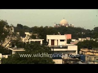 Dome of Humayun Tomb as seen from Hazrat Nizamuddin Basti, Delhi