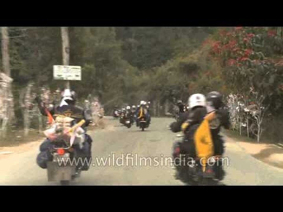 On the Road to Satisfaction - Royal Enfield Bullet riders of Nagaland highway!