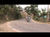 Royal Enfield riders at the North east Riders meet (NERM), 2012, Nagaland