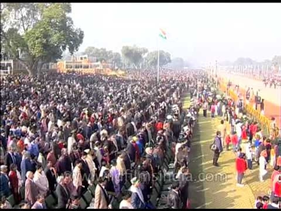 Crowd gathered to witness Republic Day parade