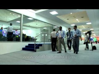 Time lapse inside the International Broadcast Centre (IBC) dELHI