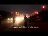 Awe inspiring night lit Rashtrapati Bhavan, Delhi