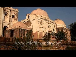 The ornamented tombs of Wazirpur monument Complex, Delhi