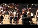 Zeliang Naga dance and folk song at Hornbill festival, Nagaland