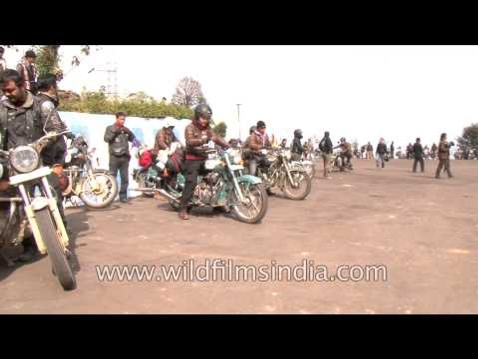Royal Enfield Bullet riders ball - North East Riders Meet (NERM) 2012, Nagaland