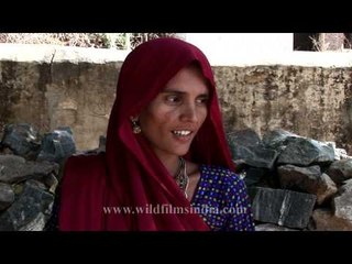 Women doing laundry in rural India - Nana village, Rajasthan