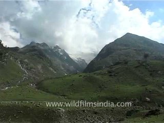 Alpine landscape in the Himalaya in India, Jammu and Kashmir