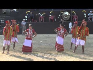 Tripura folk dance at the Hornbill festival  Nagaland