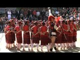 Sangtam Naga tribe singing at the Hornbill festival, Nagaland