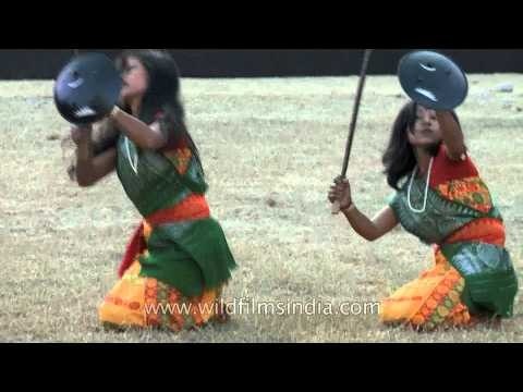 Assamese dance troupes performing at Hornbill Festival, Nagaland